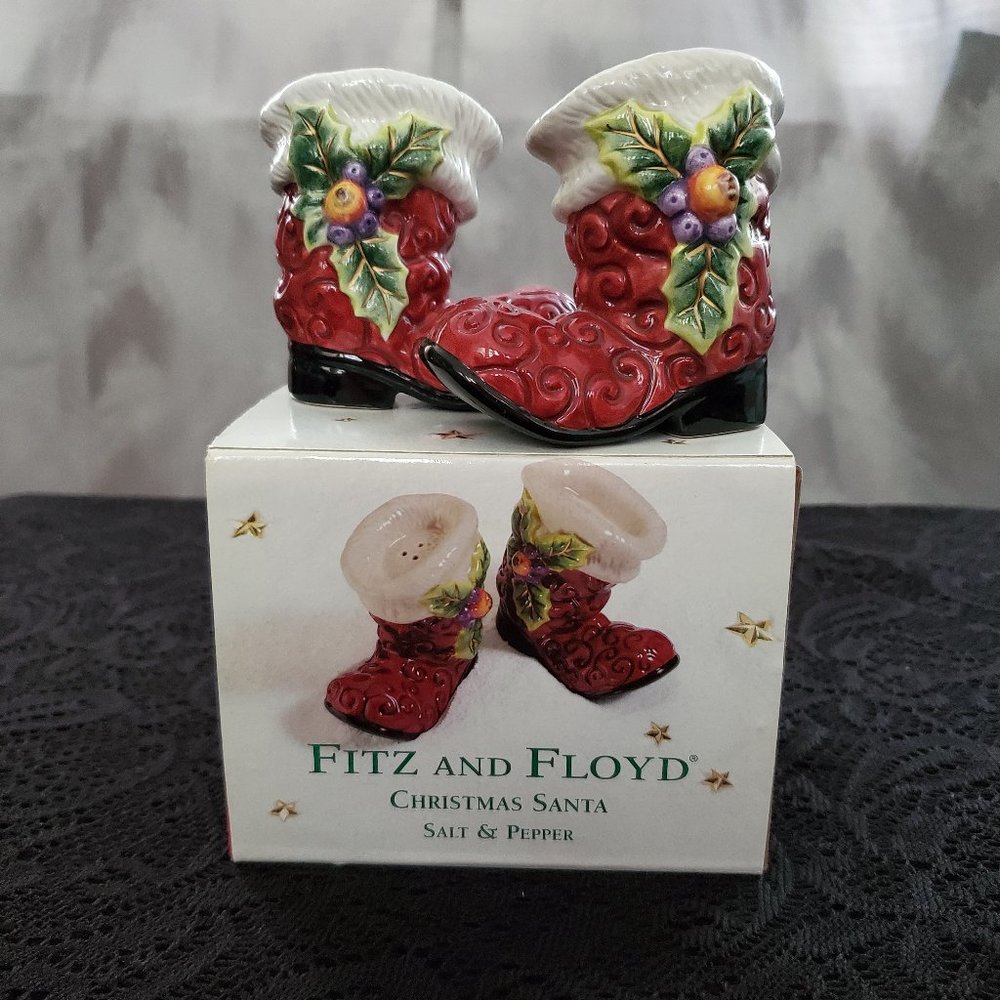 🤩3/$15! Fitz & Floyd salt & pepper shakers set